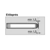 Kép 3/4 - Blum 956A1201 Tip-on egyenes adapter, 76mm, szürke Kép 3/4 - Blum 956A1201 Tip-on egyenes adapter, 76mm, szürke