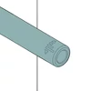 Kép 4/5 - BLUM 956A1004 Tip-on hosszú kilökésű fekete