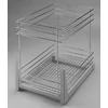 Kép 1/2 - Fémrács fenéklapra szerelhető, 2 polcos 400 mm Kép 1/2 - Fémrács fenéklapra szerelhető, 2 polcos 400 mm