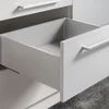 Kép 2/4 - SLIM fémfiókoldal DF-B H=171mm 500mm fehér