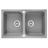 Kép 1/2 - Laveo Celia 80 mosogató szürke 2 medencés Kép 1/2 - Laveo Celia 80 mosogató szürke 2 medencés