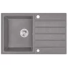 Kép 1/2 - Laveo Margarita 50 mosogató szürke 1 medencés + 1 csepptálcás Kép 1/2 - Laveo Margarita 50 mosogató szürke 1 medencés + 1 csepptálcás