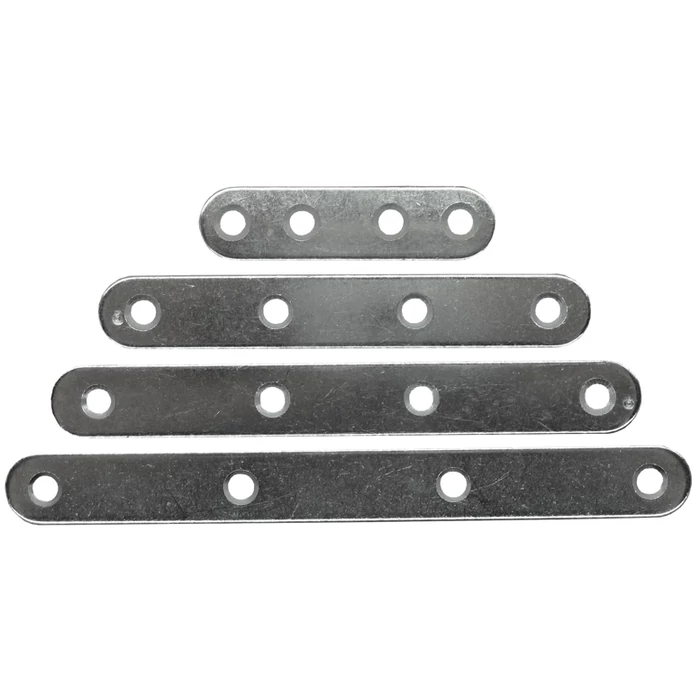 Összekötő lemez 100x15 mm cink fehér Összekötő lemez 100x15 mm cink fehér