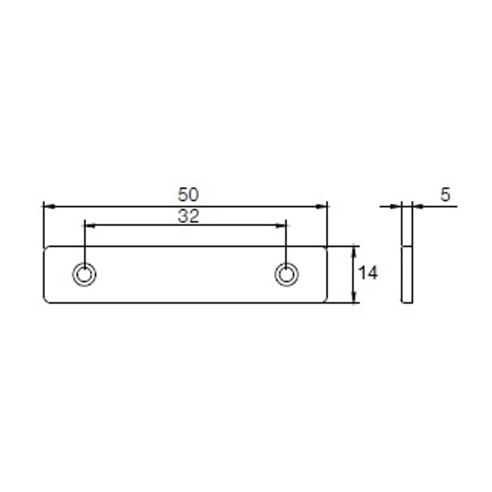 STRONG Csúszó talp csavarozható 238 barna STRONG Csúszó talp csavarozható 238 barna