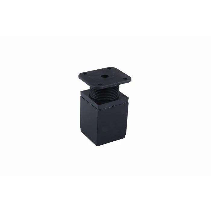 Bútorláb szögletes 40x40mm 60mm matt fekete