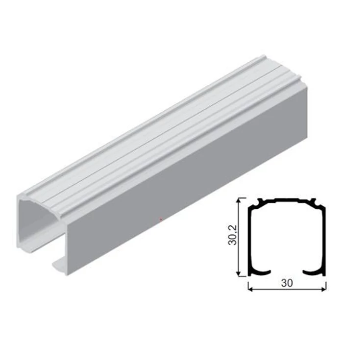 SEVROLL sín Galaxy B 50kg a mennyezetbe 3m SEVROLL sín Galaxy B 50kg a mennyezetbe 3m