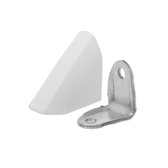 STRONG Összekötő szögletvas takaró elemmel fehér STRONG Összekötő szögletvas takaró elemmel fehér