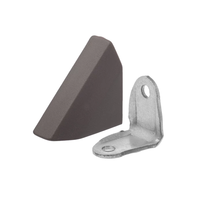 STRONG Összekötő szögletvas takaró elemmel sötétbarna STRONG Összekötő szögletvas takaró elemmel sötétbarna