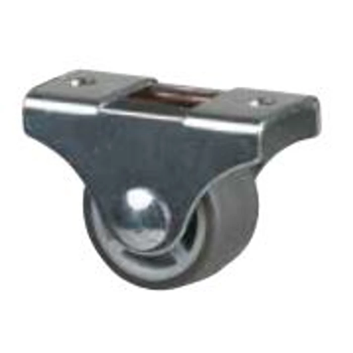 STRONG Kerék 25 mm, szürke, rögzített, puha futófelülettel