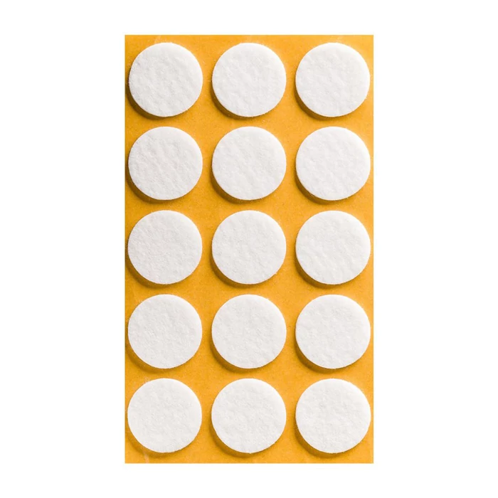 Filc talp 28 mm/ 3 mm fehér lap (15db)