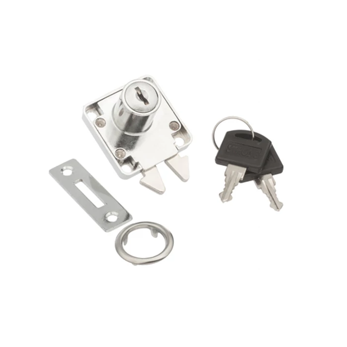 STRONG Zár tolóajtóra, króm STRONG Zár tolóajtóra, króm