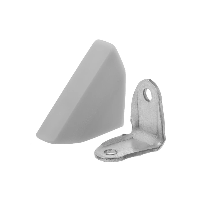 STRONG Összekötő szögletvas takaró elemmel világosszürke STRONG Összekötő szögletvas takaró elemmel világosszürke