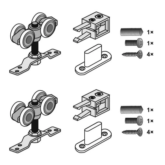SEVROLL Galaxy görgő szett /2 görgő, 2 vezető, 2végzáró/ 35/50kg SEVROLL Galaxy görgő szett /2 görgő, 2 vezető, 2végzáró/ 35/50kg