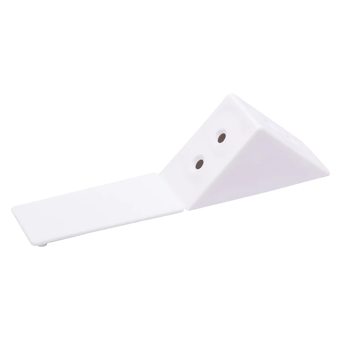 Összekötő szögletvas műanyag nagy fehér Összekötő szögletvas műanyag nagy fehér
