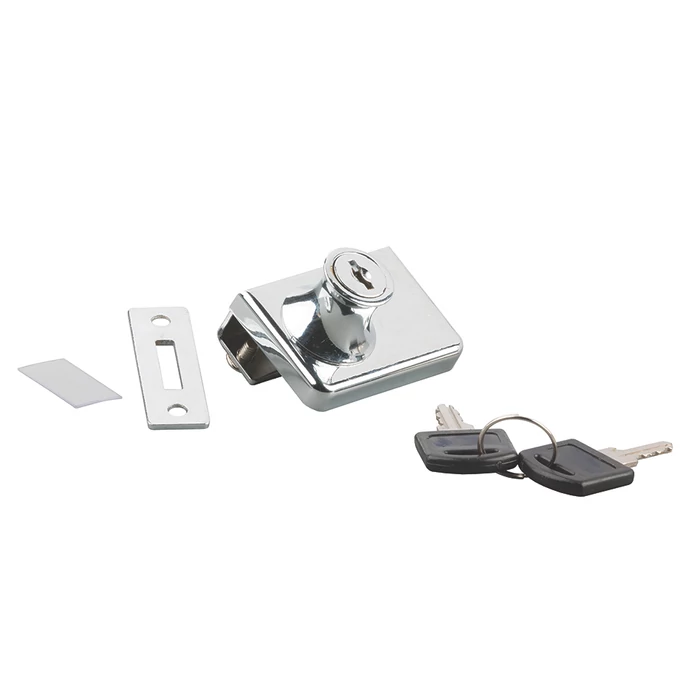 STRONG Zár két üvegre króm STRONG Zár két üvegre króm