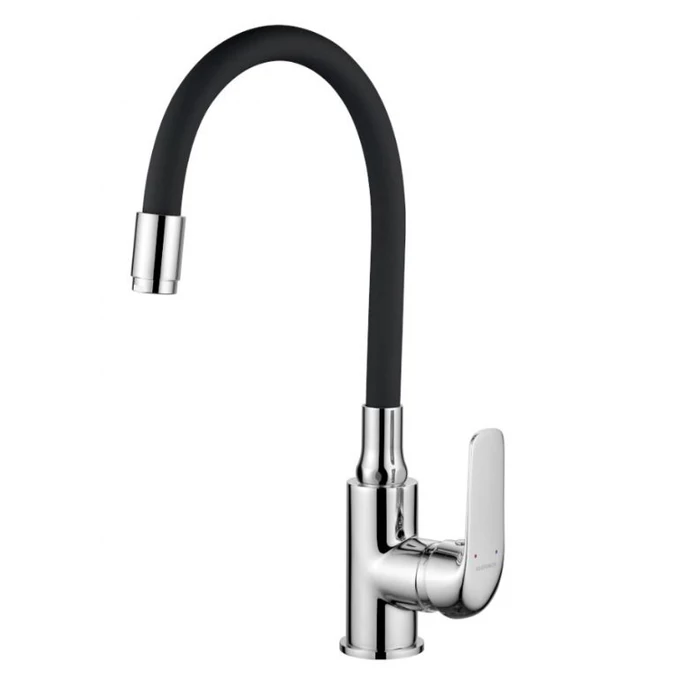 Csaptelep Elza flexibilis kifolyócsővel fekete Csaptelep Elza flexibilis kifolyócsővel fekete