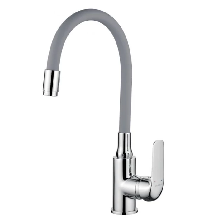 Csaptelep Elza flexibilis kifolyócsővel szürke Csaptelep Elza flexibilis kifolyócsővel szürke