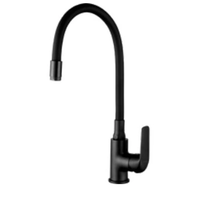 Csaptelep Elza flexibilis kifolyó csővel  matt fekete Csaptelep Elza flexibilis kifolyó csővel  matt fekete