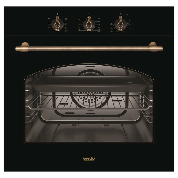 EVIDO RUSTIC-O 60A légkeveréses sütő, grill ,analóg, antracit/bronz EVIDO RUSTIC-O 60A légkeveréses sütő, grill ,analóg, antracit/bronz