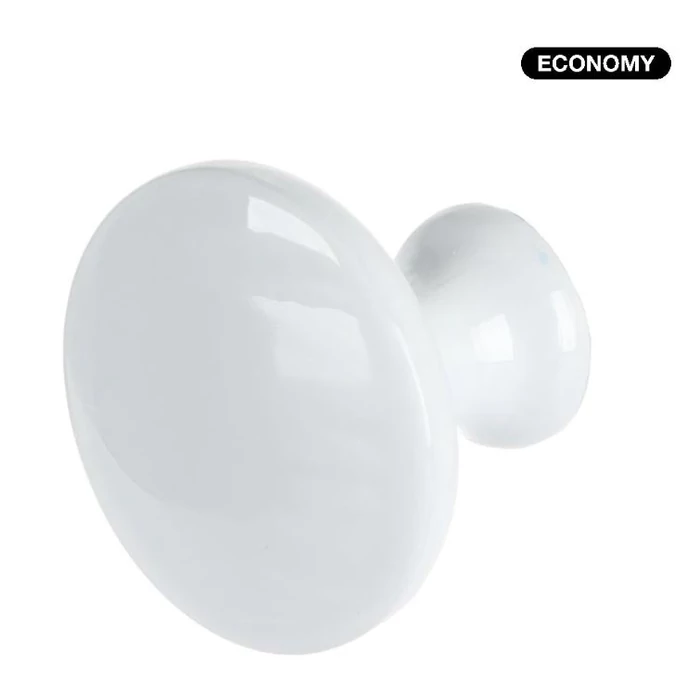 RIEX fogantyú XK06 gombfogantyú, fényes fehér RIEX fogantyú XK06 gombfogantyú, fényes fehér