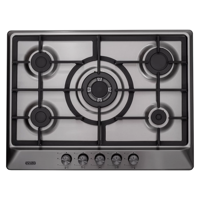 EVIDO VALEO 70X gázfőzőlap, 70 cm, WOK, inox EVIDO VALEO 70X gázfőzőlap, 70 cm, WOK, inox