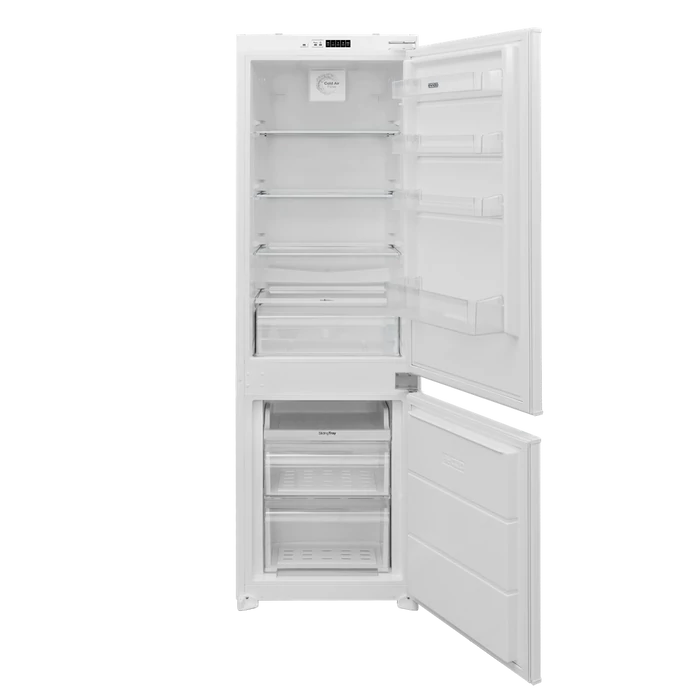 EVIDO IGLOO 332W beépíthető hűtő és fagyasztó, 54x177 cm, 2 ajtós, 242 l, E energiaosztály, fordítható ajtó, fehér