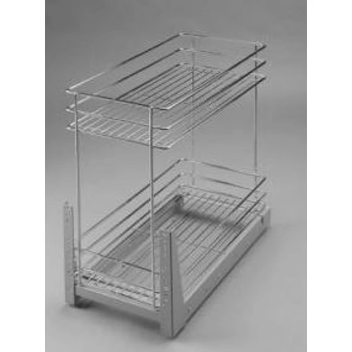 Fémrács fenéklapra szerelhető, 2 polcos 300 mm Fémrács fenéklapra szerelhető, 2 polcos 300 mm