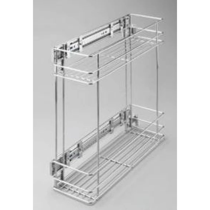 Fémrács oldallapra szerelhető, 2 polcos 200 mm Fémrács oldallapra szerelhető, 2 polcos 200 mm