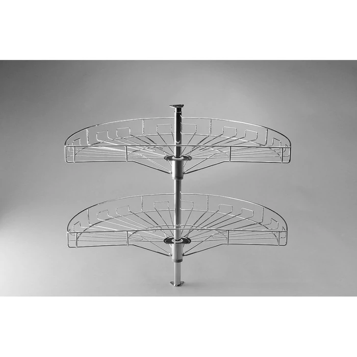 Félkör kosár 1/2-es 690mm ezüst Félkör kosár 1/2-es 690mm ezüst