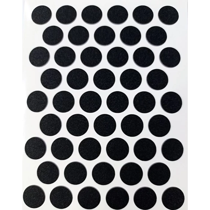 Öntapadós csavar takaró 14 mm 50db/levél Fekete PE 2110 Öntapadós csavar takaró 14 mm 50db/levél Fekete PE 2110