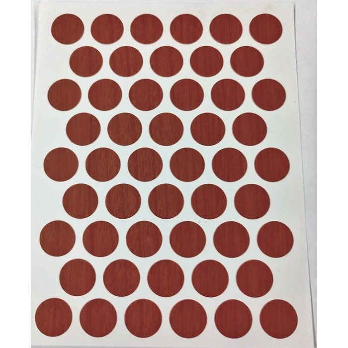 Öntapadós csavar takaró 14 mm 50db/levél Cseresznye 7061 Öntapadós csavar takaró 14 mm 50db/levél Cseresznye 7061