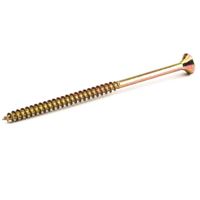 Forgácslap csavar Reisser, sárgított részmenets 5x60 mm Forgácslap csavar Reisser, sárgított részmenets 5x60 mm