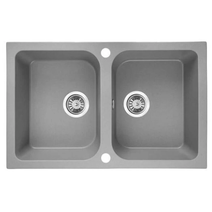 Laveo Celia 80 mosogató szürke 2 medencés Laveo Celia 80 mosogató szürke 2 medencés