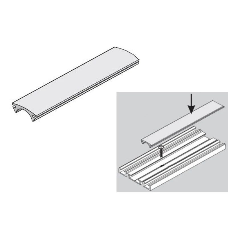 SEVROLL takaró profil alsó vezetésre Simple/Blue SEVROLL takaró profil alsó vezetésre Simple/Blue