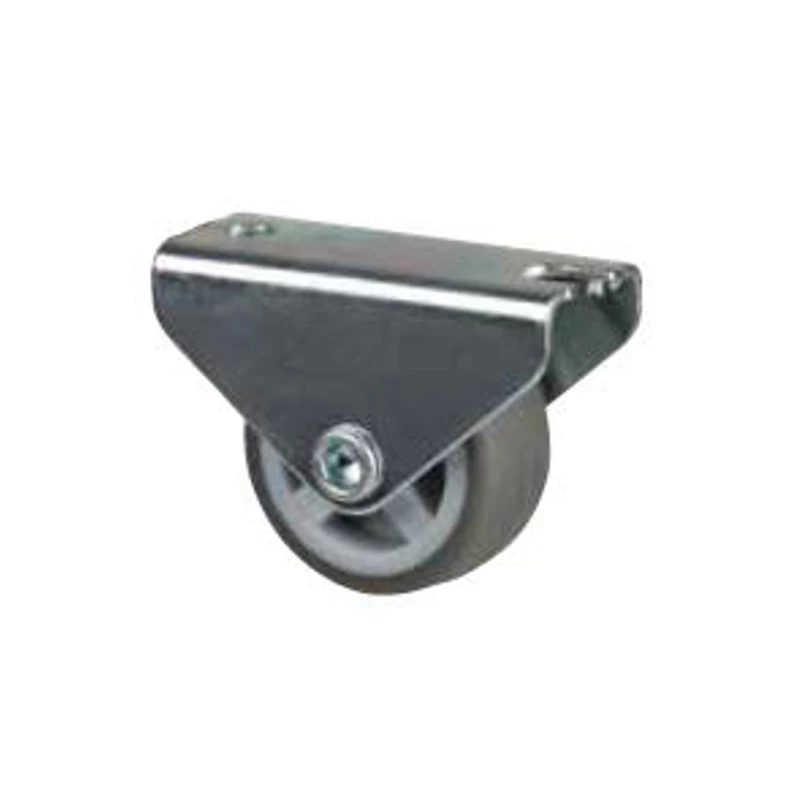 STRONG Kerék 30 mm, szürke, rögzített, puha futófelülettel