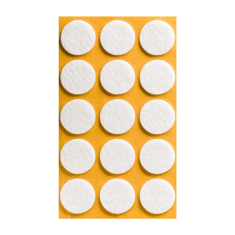 Filc talp 28 mm/ 3 mm fehér lap (15db)