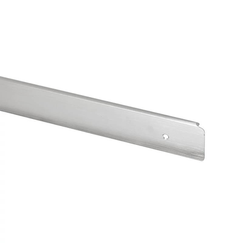 Végzáró profil munkalaphoz 600 mm 38mm nemesacél balos Végzáró profil munkalaphoz 600 mm 38mm nemesacél balos