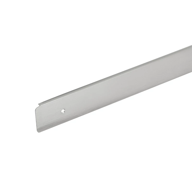 Végzáró profil munkalaphoz 600 mm 38 mm nemesacél jobbos