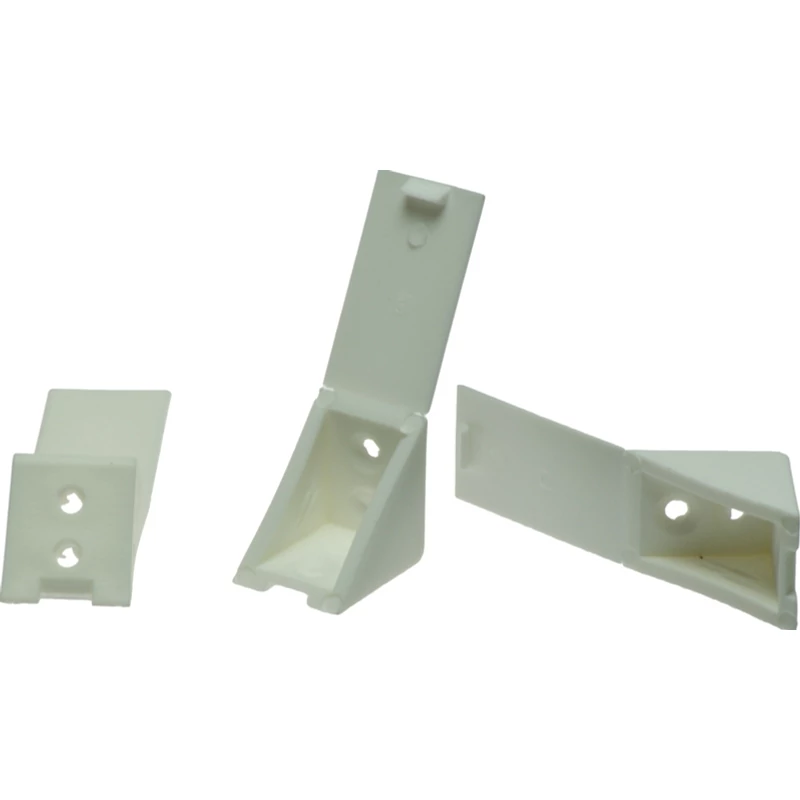 STRONG Összekötő szögletvas műanyag nagy fehér