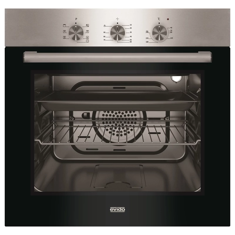 EVIDO PRIMO 63X légkeveréses sütő,inox/fekete EVIDO PRIMO 63X légkeveréses sütő,inox/fekete