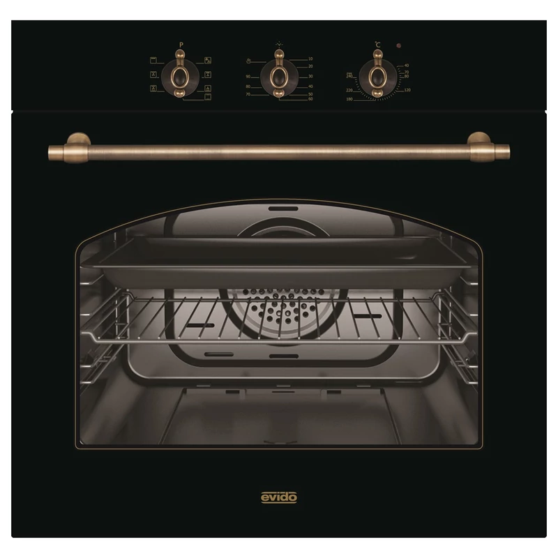 EVIDO RUSTIC-O 60A légkeveréses sütő, grill ,analóg, antracit/bronz EVIDO RUSTIC-O 60A légkeveréses sütő, grill ,analóg, antracit/bronz