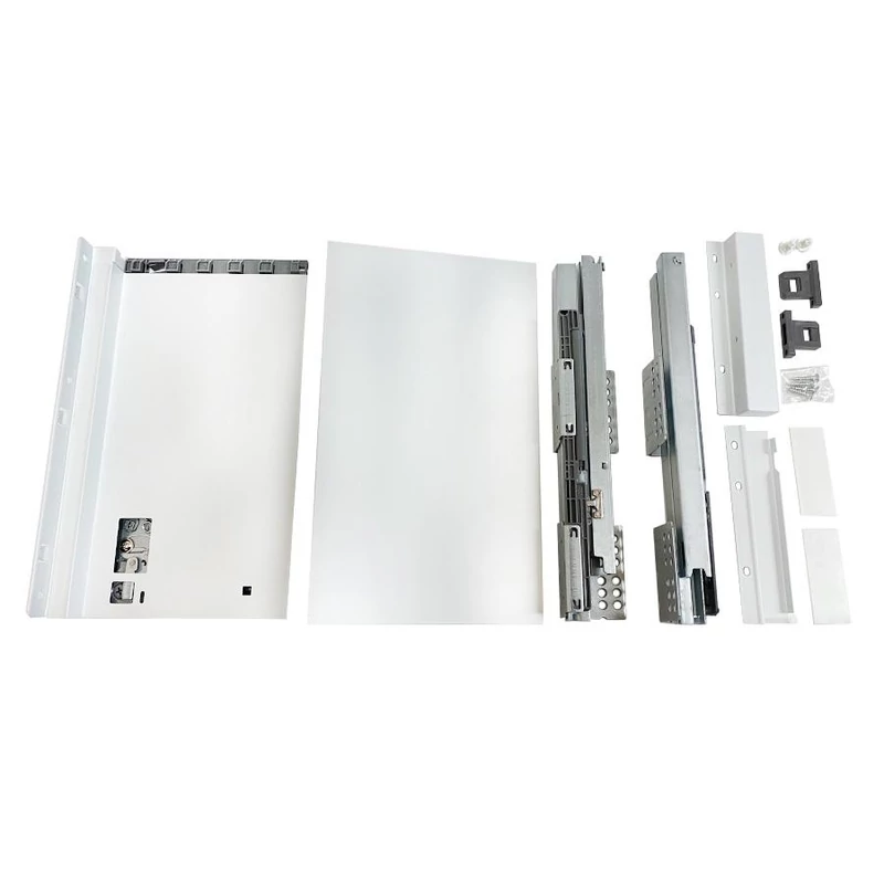 SLIM fémfiókoldal DF-B H=171mm 450mm fehér SLIM fémfiókoldal DF-B H=171mm 450mm fehér