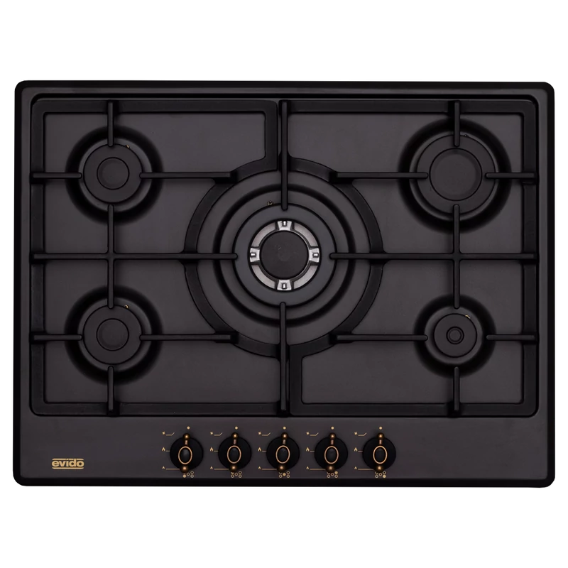 EVIDO RUSTIC-H 70A gáz főzőlap, 70 cm, antracit/bronz EVIDO RUSTIC-H 70A gáz főzőlap, 70 cm, antracit/bronz
