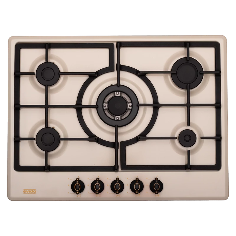 EVIDO RUSTIC-H 70C gáz főzőlap, 70 cm, bézs/bronz EVIDO RUSTIC-H 70C gáz főzőlap, 70 cm, bézs/bronz