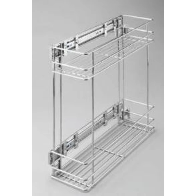 Fémrács oldallapra szerelhető, 2 polcos 150 mm Fémrács oldallapra szerelhető, 2 polcos 150 mm