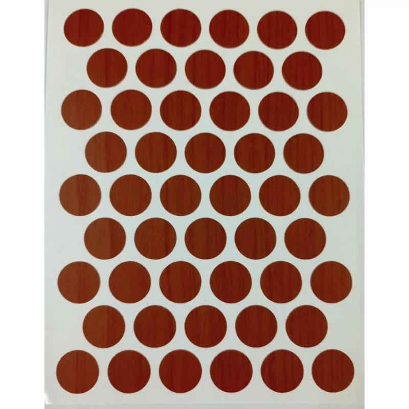 Öntapadós csavar takaró 14 mm 50db/levél Sötét alma 7059 Öntapadós csavar takaró 14 mm 50db/levél Sötét alma 7059