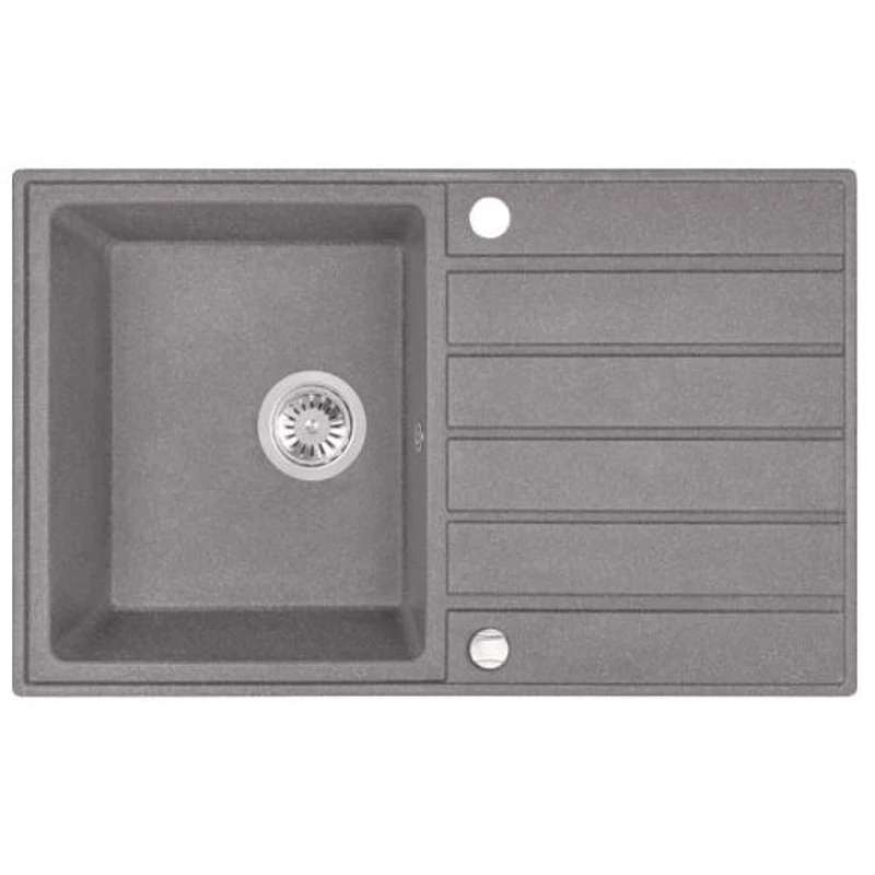 Laveo Margarita 50 mosogató szürke 1 medencés + 1 csepptálcás Laveo Margarita 50 mosogató szürke 1 medencés + 1 csepptálcás