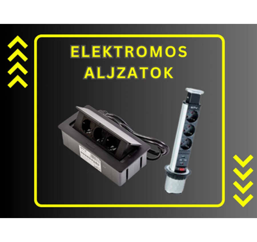 Elektromos aljzatok bútorokhoz