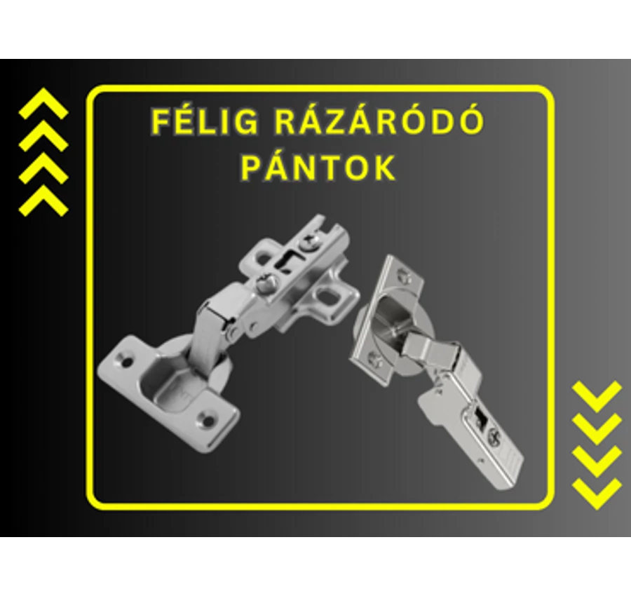 Félig rázáródó bútorpántok