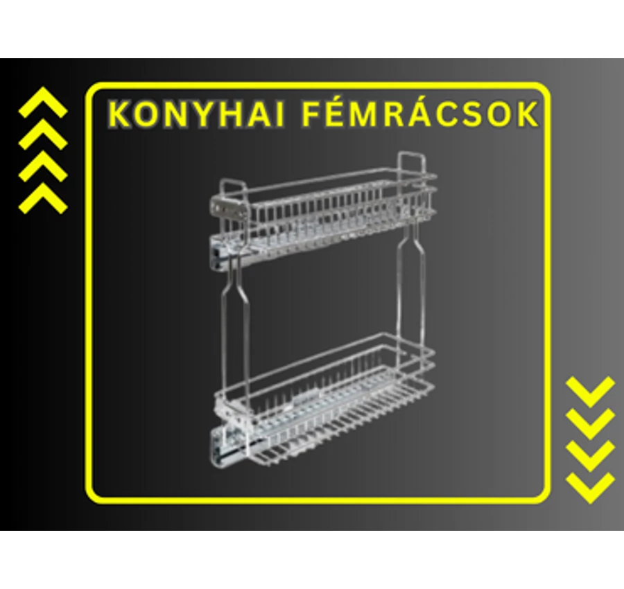 Konyhai fémrácsok